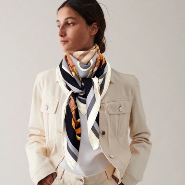 에르메스 여성 블랙 스카프 - Hermes Womens Black Scarf 