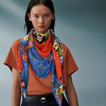 에르메스 여성 블루 스카프 - Hermes Womens Blue Scarf 
