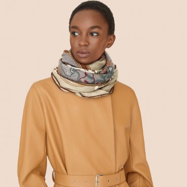 에르메스 여성 카멜 스카프 - Hermes Womens Camel Scarf 