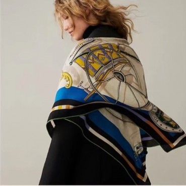 에르메스 여성 블루 스카프 - Hermes Womens Blue Scarf 