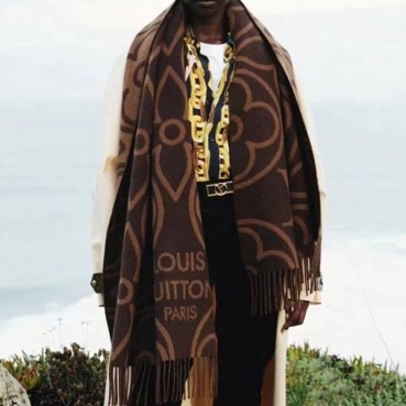 루이비통 여성 브라운 머플러 - Louis vuitton Womens Brown Muffler 