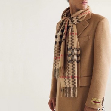 버버리 남성 카멜 머플러 - Burberry Mens Camel Muffler 