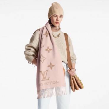루이비통 여성 핑크 머플러 - Louis vuitton Womens Pink Muffler 