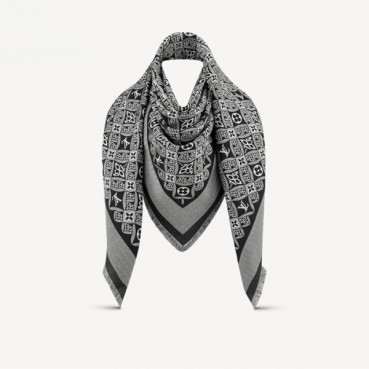 루이비통 여성 블랙 머플러 - Louis vuitton Womens Black Muffler 