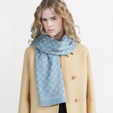 루이비통 여성 블루 머플러 - Louis vuitton Womens Blue Muffler 