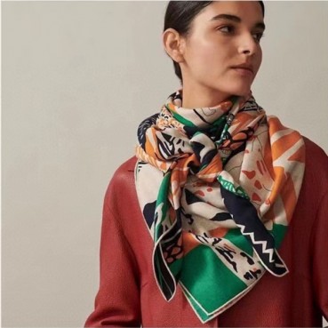에르메스 여성 캐시 그린 스카프 - Hermes Womens Green Scarf 