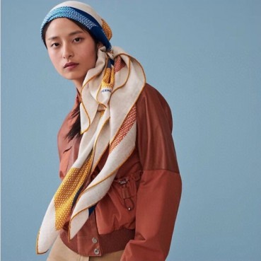에르메스 여성 캐시 베이지 스카프 - Hermes Womens Beige Scarf 