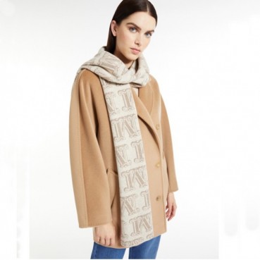 막스마라 남/녀 베이지 머플러 - Maxmara Unisex Beige Muffler 