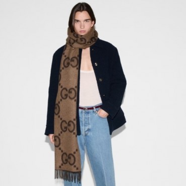 구찌 여성 브라운 머플러 - Gucci Womens Brown Muffler 