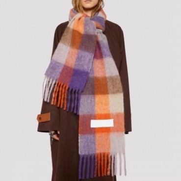 아크네 남/녀 오렌지 머플러 - Acne Unisex Orange Muffler 