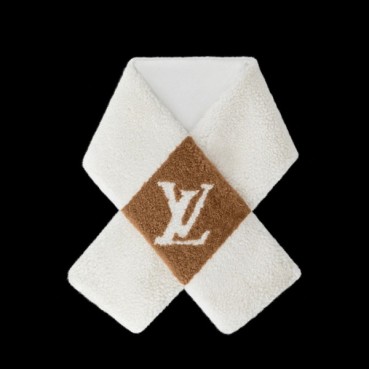 루이비통 남/녀 아이보리 머플러 - Louis vuitton Unisex Ivory Muffler 