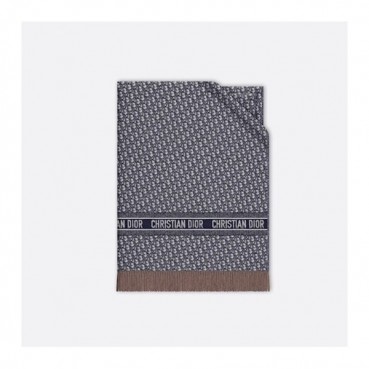디올 남/녀 블루 머플러 - Dior Unisex Blue Muffler 
