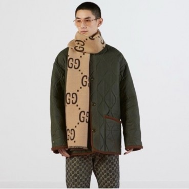 구찌 남성 카멜 머플러 - Gucci Mens Camel Muffler 