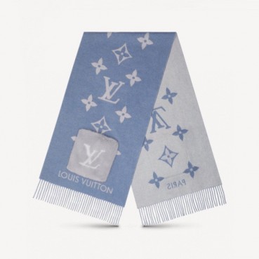 루이비통 여성 블루 머플러 - Louis vuitton Womens Blue Muffler 