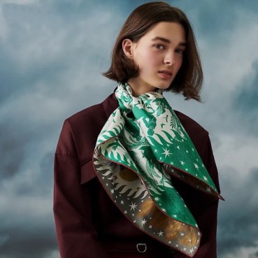 에르메스 여성 그린 스카프 - Hermes Womens Green Scarf 