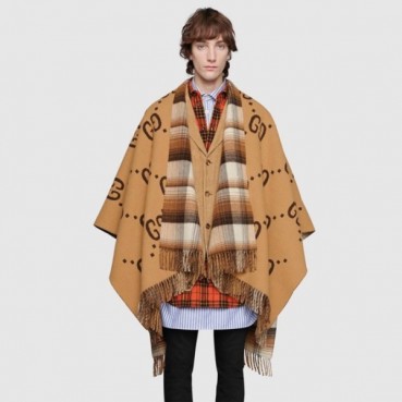 구찌 남/녀 카멜 판쵸 - Gucci Unisex Camel Pancho 