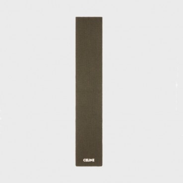 셀린느 남/녀 그린 머플러 - Celine Unisex Green Muffler 