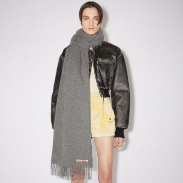 아크네 남/녀 그레이 머플러 - Acne Unisex Gray Muffler 