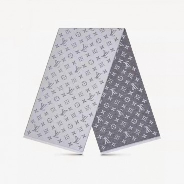 루이비통 남/녀 그레이 머플러 - Louis vuitton Unisex Gray Muffler 