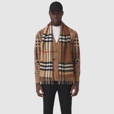 버버리 남성 카멜 머플러 - Burberry Mens Camel Muffler 