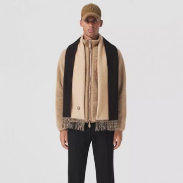 버버리 남성 베이지 머플러 - Burberry Mens Beige Muffler 