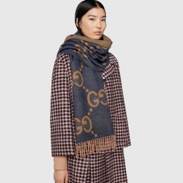 구찌 여성 그레이 머플러 - Gucci Womens Gray Muffler 