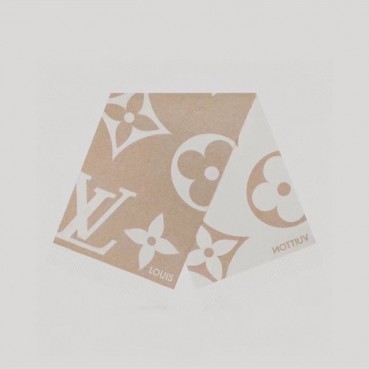 루이비통 남/녀 베이지 머플러 - Louis vuitton Unisex Beige Muffler 