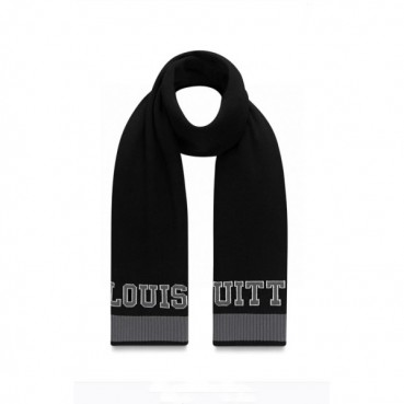 루이비통 남성 블랙 머플러 - Louis vuitton Mens Black Muffler 