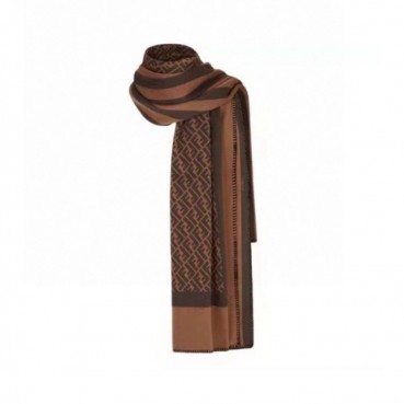 펜디 남/녀 브라운 머플러 - Fendi Unisex Brown Muffler 