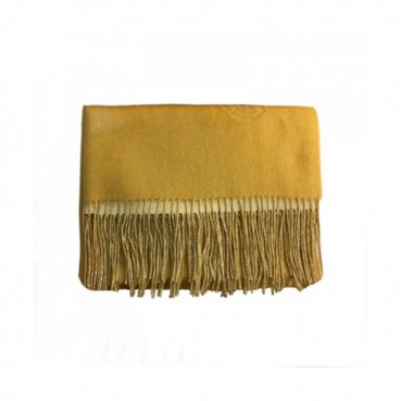 [에르메스] 케시미어 남여공용 옐로스카프 he0010w - Hermes Cassimere Yellow Scarf