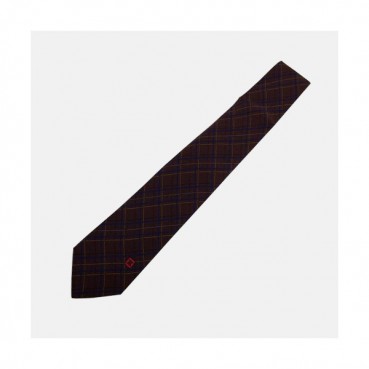HERMES   MENS  NECKTIE BROWN  -  에르메스 남성용 넥타이 브라운
