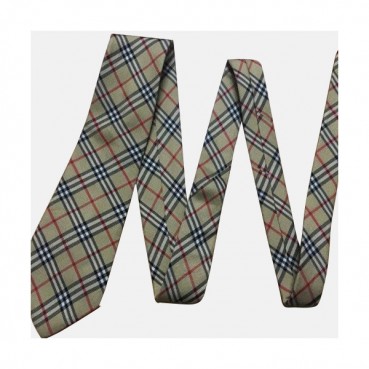BURBERRY  MENS  NECKTIE BROWN  -  버버리 남성용 넥타이 브라운