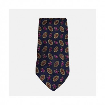 MCM  MENS  NECKTIE  NAVY  -  엠씨엠 남성용 넥타이 네이비