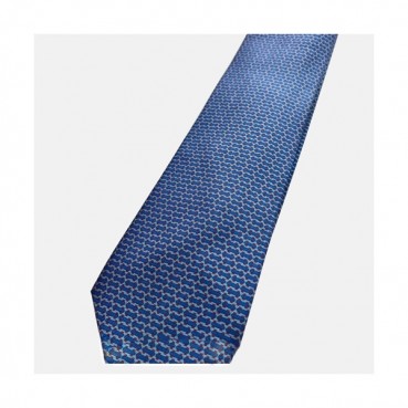 HERMES   MENS  NECKTIE BLUE  -  에르메스 남성용 넥타이  블루