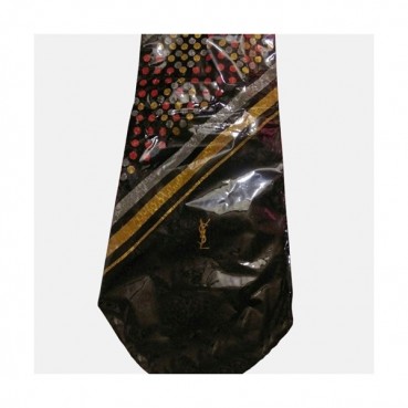 YSL  MENS  NECKTIE  BLACK  - 입생로랑 남성용 넥타이 블랙