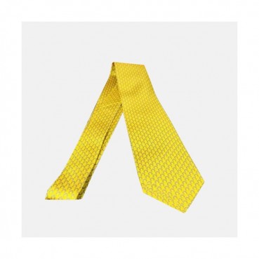 HERMES  MENS  NECKTIE  YELLOW  - 에르메스 남성용 넥타이 옐로우