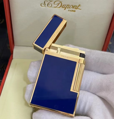 [듀퐁] 라인2 골드+블루 라이터 dp0001d - S.T.Dupont Line2 Gold+Blue Lighter