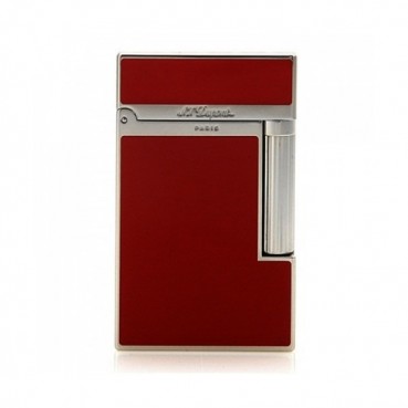 [듀퐁] 라인2 실버+래드 라이터 dp0004d - S.T.Dupont Line2 Silver+Red Lighter