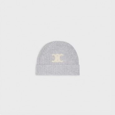 셀리느 남/녀 카멜 비니 - Celine Unisex Gray Beanie 