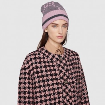 구찌 여성 핑크 비니 - Gucci Womens Pink Beanie 