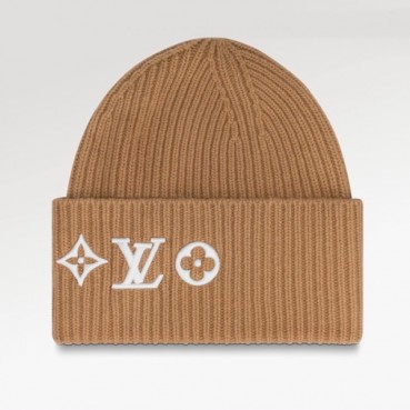 루이비통 남/녀 카멜 비니 - Louis vuitton Unisex Camel Beanie 