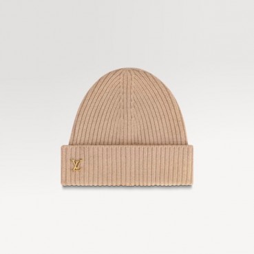 루이비통 남/녀 베이지 비니 - Louis vuitton Unisex Beige Beanie 