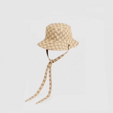 구찌 남/녀 베이지 벙거지 - Gucci Unisex Beige Bucket Hat 