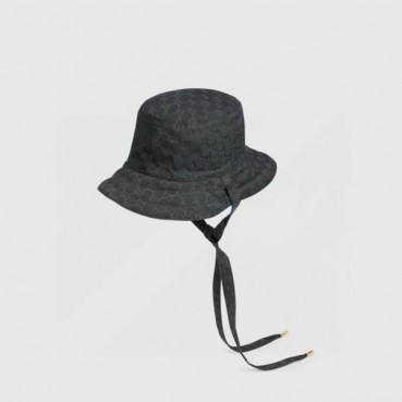 구찌 남/녀 블랙 벙거지 - Gucci Unisex Black Bucket Hat 