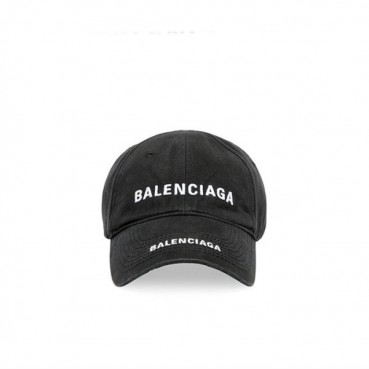 발렌시아가 남/녀 블랙 볼캡 - Balenciaga Unisex Black Ballcap 