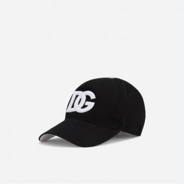 돌체앤가바나 남/녀 블랙 캡 - Dolce&Gabbana Unisex Black Cap 