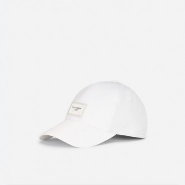 돌체앤가바나 남/녀 화이트 캡 - Dolce&Gabbana Unisex White Cap 