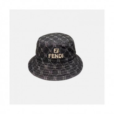 Fendi 2020 Mm / Wm Denim Cap - 펜디 2020 남여공용 데님 모자 FENM0010, 블랙