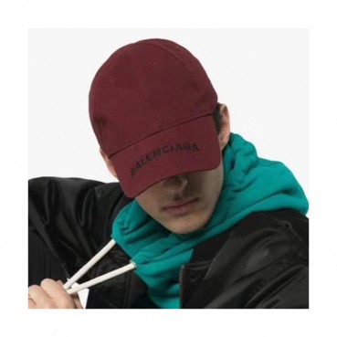 Balenciaga 2020 Mm / Wm Cap - 발렌시아가 2020 남여공용 모자 BALM0031, 다크레드