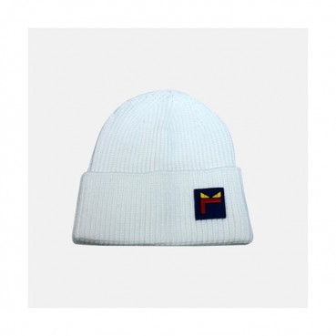 Fendi 2020 Mm / Wm Knit Cap - 펜디 2020 남여공용 니트 모자 FENM0008, 화이트